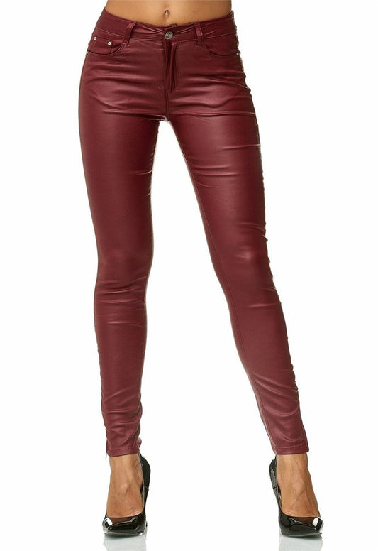 Faux Leather Pants For Women