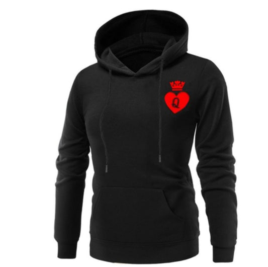 KING & QUEEN Hooded sweater