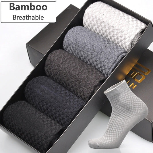 Socks men's new bamboo fiber  socks