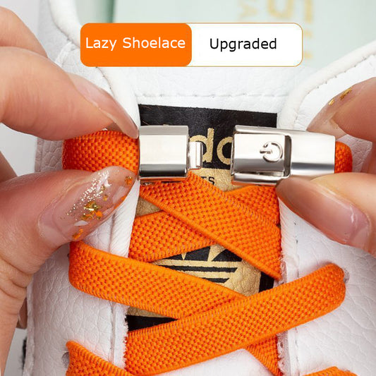 Press Lock Shoelaces Without Ties Elastic Laces Sneaker