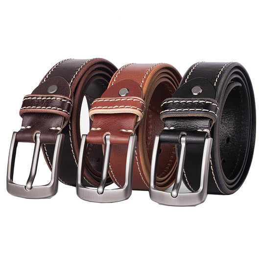 Pin buckle belts