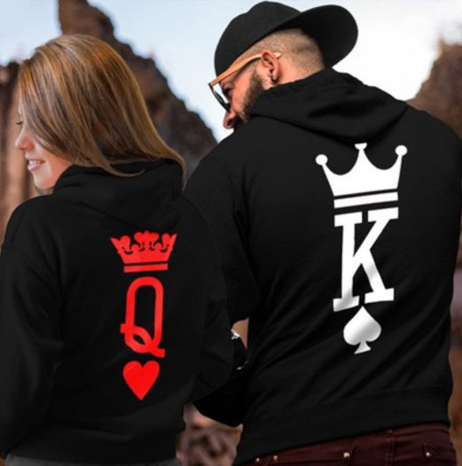 KING & QUEEN Hooded sweater