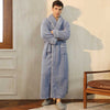 Men's Simple Thickened Comfort Cotton Velvet Nightgown