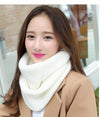 httpWarm thick solid color ladies scarf
