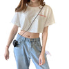 Korean Style Student Short Midriff Outfit Top